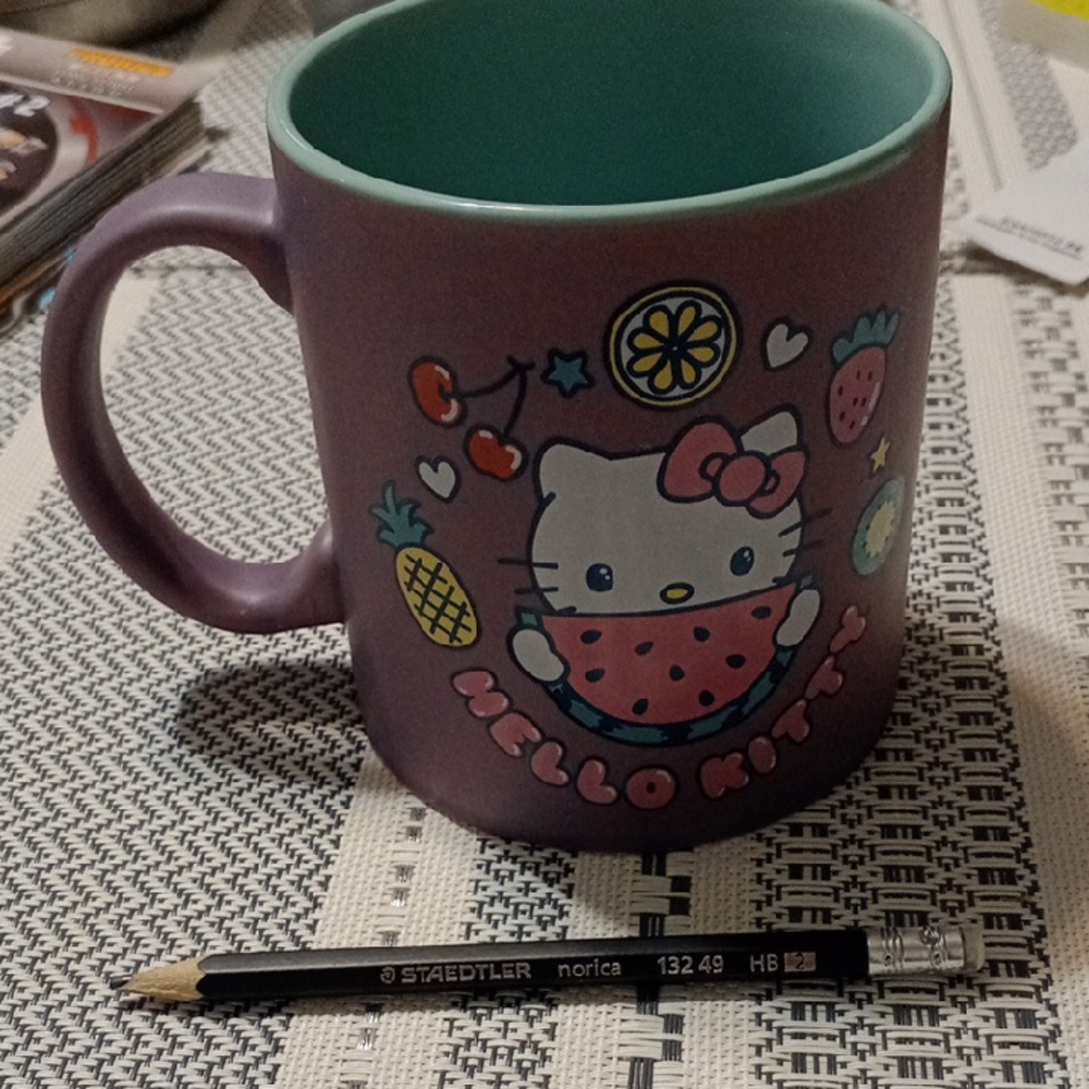Hello Kitty Lavender Ceramic Mug New With Out Tags 😊🎁 Gifts